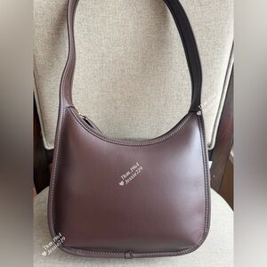 NWT！COACH Curve Zip Shoulder Bag（COACH CAF11） Maple FAST SHIPPING